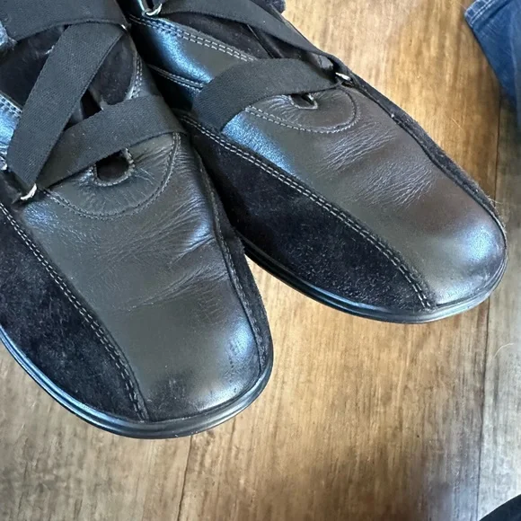 Mephisto velcro top sneaker leather and caoutchouc - Picture 5 of 9